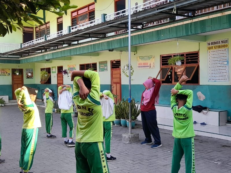 kegiatan senam bersama